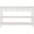 Three Drawer Console In White