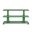 Three Tier Two Column Console In Green