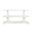 Three Tier Two Column Console In White