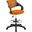 Thrive Orange Mesh Drafting Chair