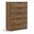 Tiberio Oak Veneer and Solid Wood Chest In Brown