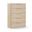 Tiberio Oak Veneer and Solid Wood Chest In Natural
