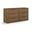Tiberio Oak Veneer and Solid Wood Dresser In Brown