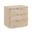 Tiberio Oak Veneer and Solid Wood Nightstand In Natural