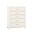 Tide and Timber 5 Drawer Chest In Cream