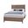 Tide and Timber Queen Fretwork Bed In Grey