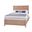 Tide and Timber Queen Fretwork Bed With Storage Footboard In Natural