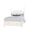 Tide and Timber Queen Pencil Poster Bed With Footboard Storage In Cream