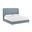 Tierra King Platform Bed In Bergen French Blue