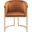 Tierra Velvet Dining Chair In Cognac