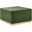Tilden 28 Inch Performance Velvet Upholstered Large Round Ottoman In Moss Green
