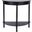 Tinsley Half Round Console Table in Black