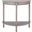 Tinsley Half Round Console Table in Greige