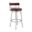 Titana 26 Inch Counter Height Swivel Bar Stool In Red
