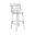 Titana 26 Inch Counter Height Swivel Bar Stool In White