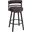 Titana 30 Inch Barstool In Auburn Bay Finish with Brown Pu Upholstery