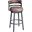 Titana 30 Inch Barstool In Mineral Finish with Bandero Tobacco Upholstery