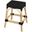 Tobias 24.5 Inch Rattan Black Counter Stool