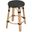 Tobias 24 Inch Black Rattan Round Counter Stool