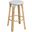 Tobias 30 Inch Powder Blue And White Round Rattan Bar Stool