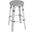 Tobias 30 Inch White Round Rattan Bar Stool