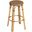 Tobias Brown Round Rattan Bar Stool