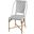 Tobias Outdoor Rattan Dining Chair In Black and White