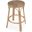 Tobias Rattan Round 24 Inch Counter Stool In Light Brown