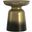Toby 17 Inch Metal Accent Table In Gold and Black Ombre