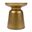Toby 17 Inch Metal Accent Table In Gold