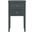 Toby Steel Teal End Table with 2 Storage Drawers