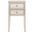Toby White Birch End Table with 2 Storage Drawers