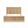 Today's Traditions Complete Queen Panel Bed In Natural Hickory