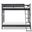 Today's Traditions Complete Twin Over Twin Bunk Bed In Blacksmith