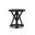 Today's Traditions Round End Table In Blacksmith