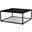 Tofino Black Aluminum Frame Coffee Table