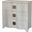 Toile Linen Bedside Chest In White