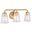 Toledo 3L Vanity In Natural Brass