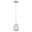 Toledo 5.25 Inch Mini Pendant In Satin Nickel