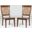 Toluca Rustic Amber Slatback Side Chair Set of 2