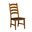 Toluca Rustic Amber Ladderback Side Chair Set of 2