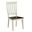 Toluca Slatback Side Chair Set of 2 In Cocoa Chalk