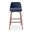 Tonia Bar Stool In Blue Mix And Nogal