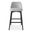 Tonia Bar Stool In Grey Mix And Ebano