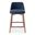 Tonia Counter Stool In Blue Mix And Nogal