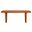 Tonic Dining Table In Honey Brown