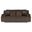 Top Tier 2-Piece Sectional Loveseat In Chocolate