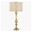 Topaz 27.5 Inch Metal Table Lamp In Clear and Gold