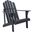 Topher Adirondack Chair in Black