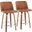 Toriano 26 Inch Counter Stool Set of 2 In Chrome